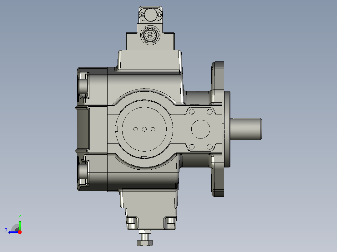 ContinentalHydraulics-PVX-46or60or75B25-RF-P-5S17-DEFAULT-dtk右视图