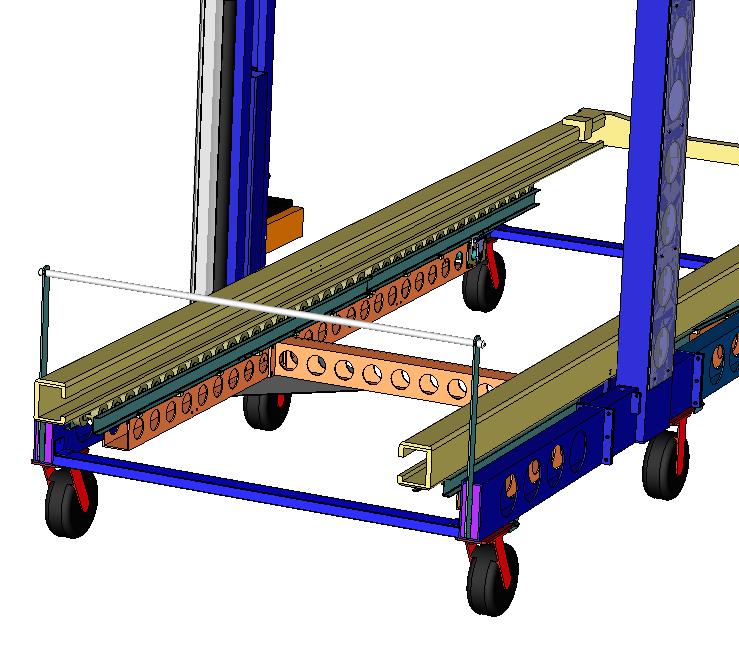 液压升降机 车厢升降机构3D数模图纸 Solidworks设计 附IGS格式