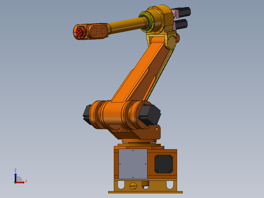 automatic 6axis robot 6kg后视图
