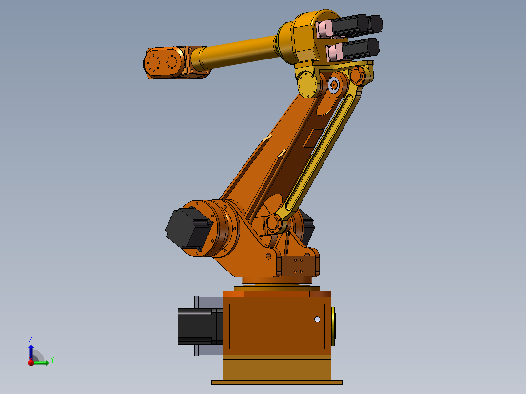 automatic 6axis robot 6kg左视图