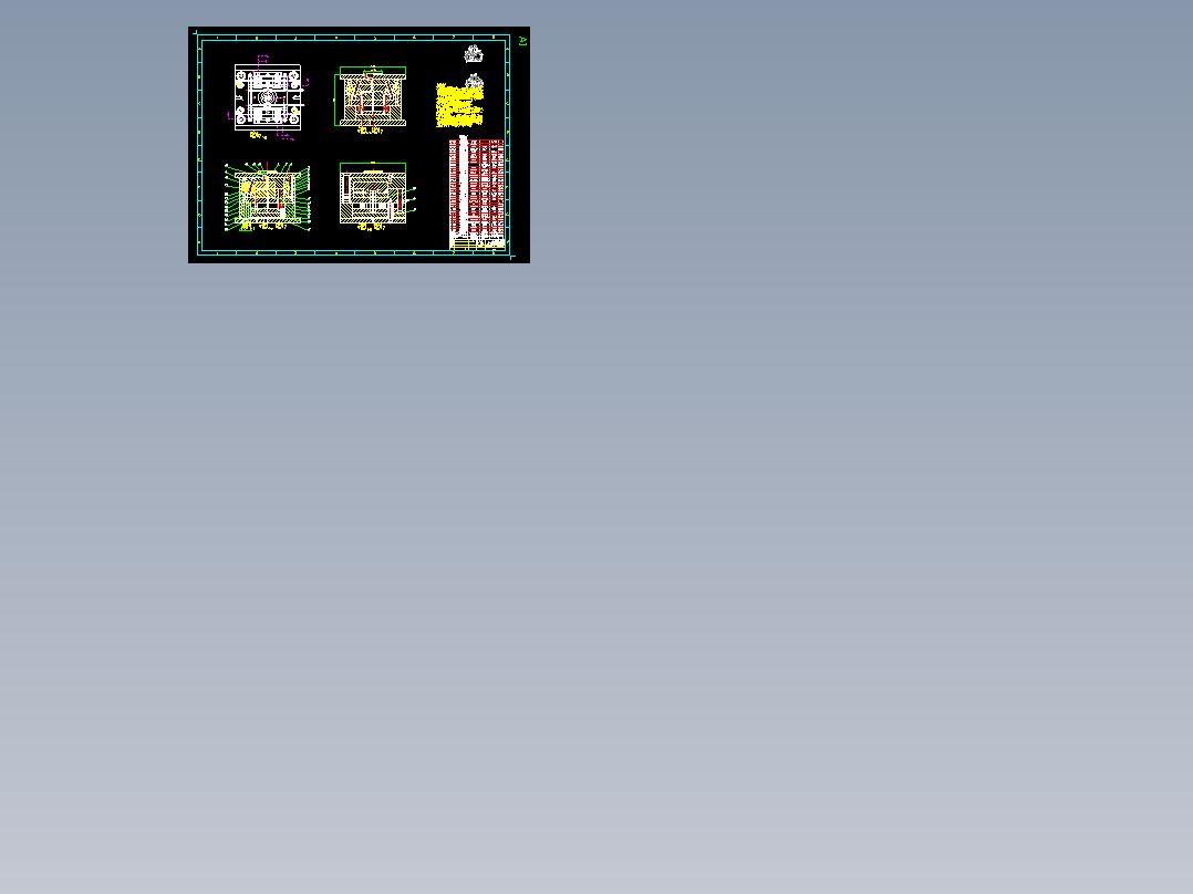 汽车连接器模具设计装配图