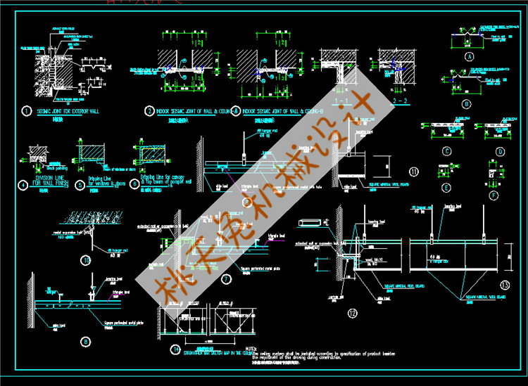 钢结构金属压型钢板屋面墙面构造节点图集图纸收边单层双层cad图