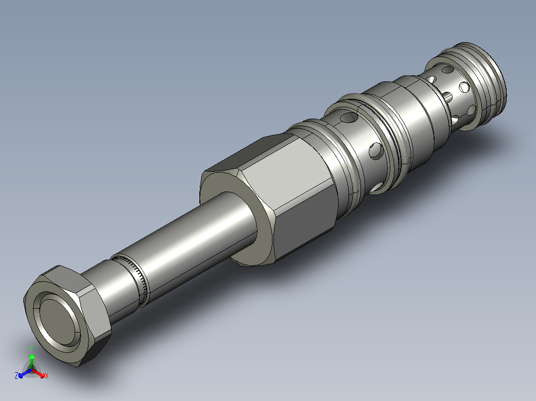 插装阀-DMDBXAN正等轴测图