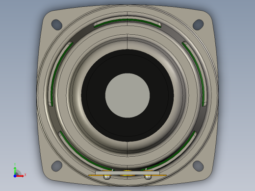 喇叭3D（有细节）前视缩略图