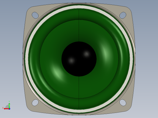 喇叭3D（有细节）后视缩略图