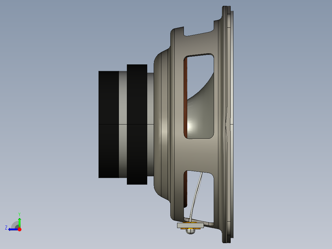 喇叭3D（有细节）右视图