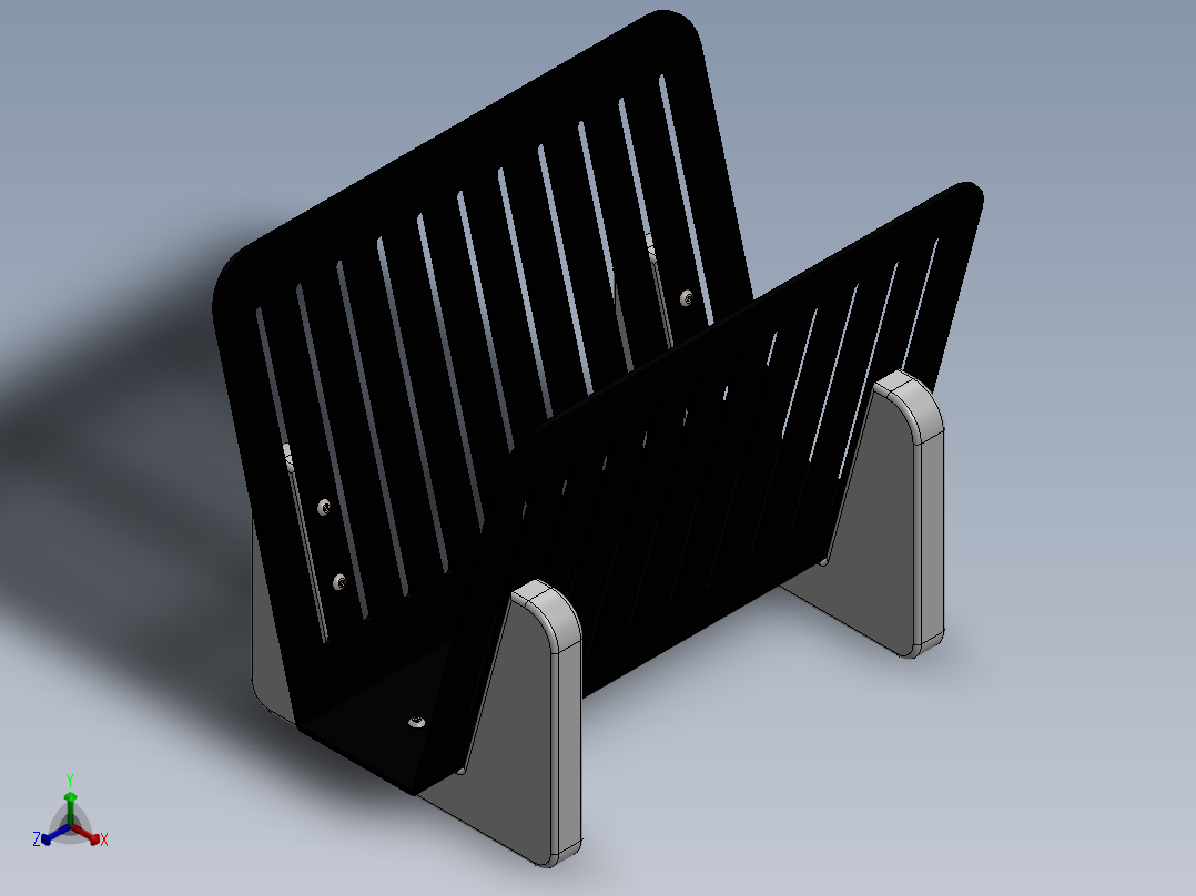 木质金属杂志架装饰 DIY