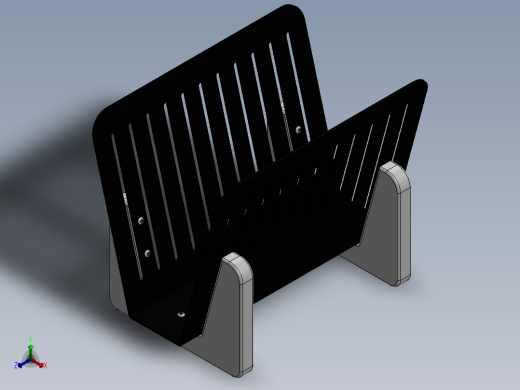木质金属杂志架装饰 DIY