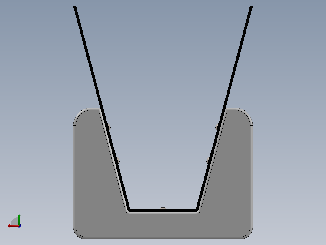 木质金属杂志架装饰 DIY后视图
