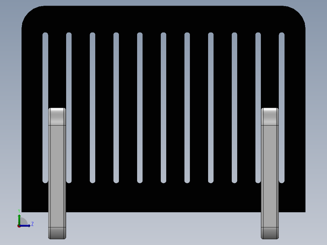 木质金属杂志架装饰 DIY左视图