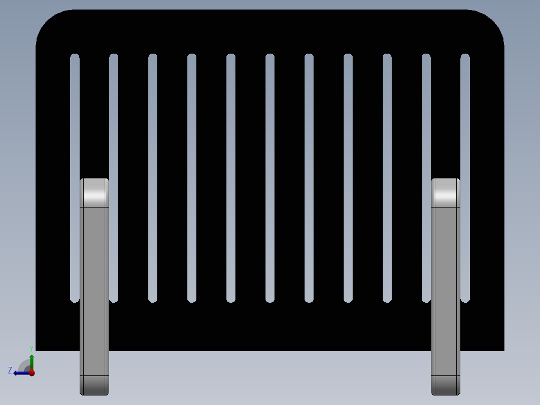 木质金属杂志架装饰 DIY右视图