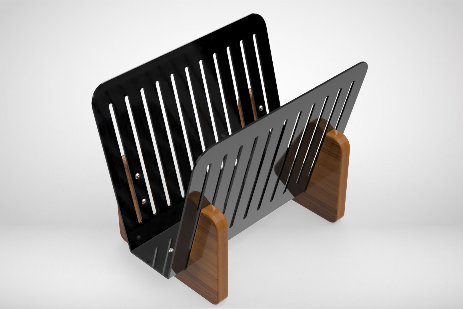 木质金属杂志架装饰 DIY