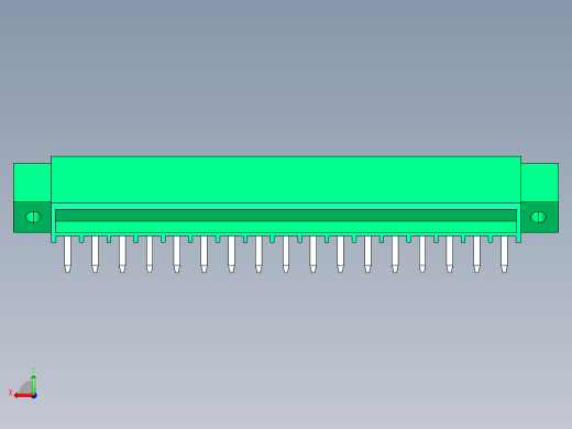 DEGSON 15EDG（公头） 3.5mm 螺钉锁紧，插拔式接线端子 FullPack-15EDGLM-3.5-17P-14-00AH后视缩略图