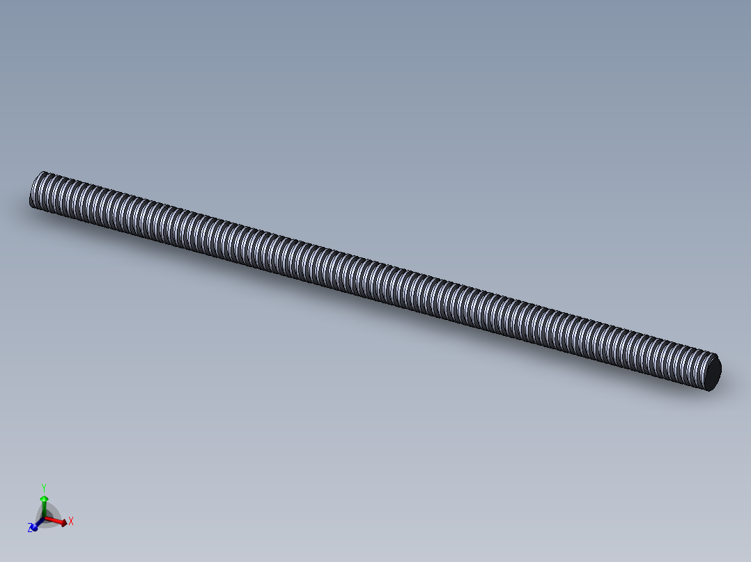 公制 （ISO） 梯形螺钉-TR10x2x200.SLDPRT