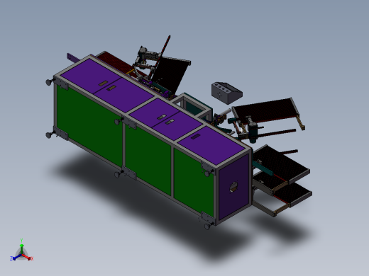 方形SMD元件插件机