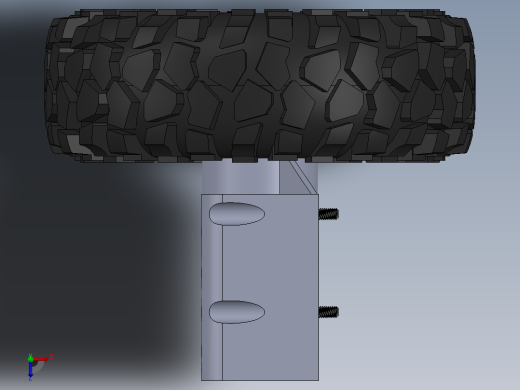 四轮驱动全向驱动小车俯视缩略图