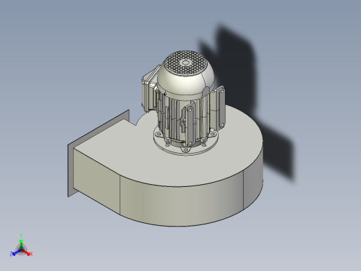 带电动机的吹风机离心机