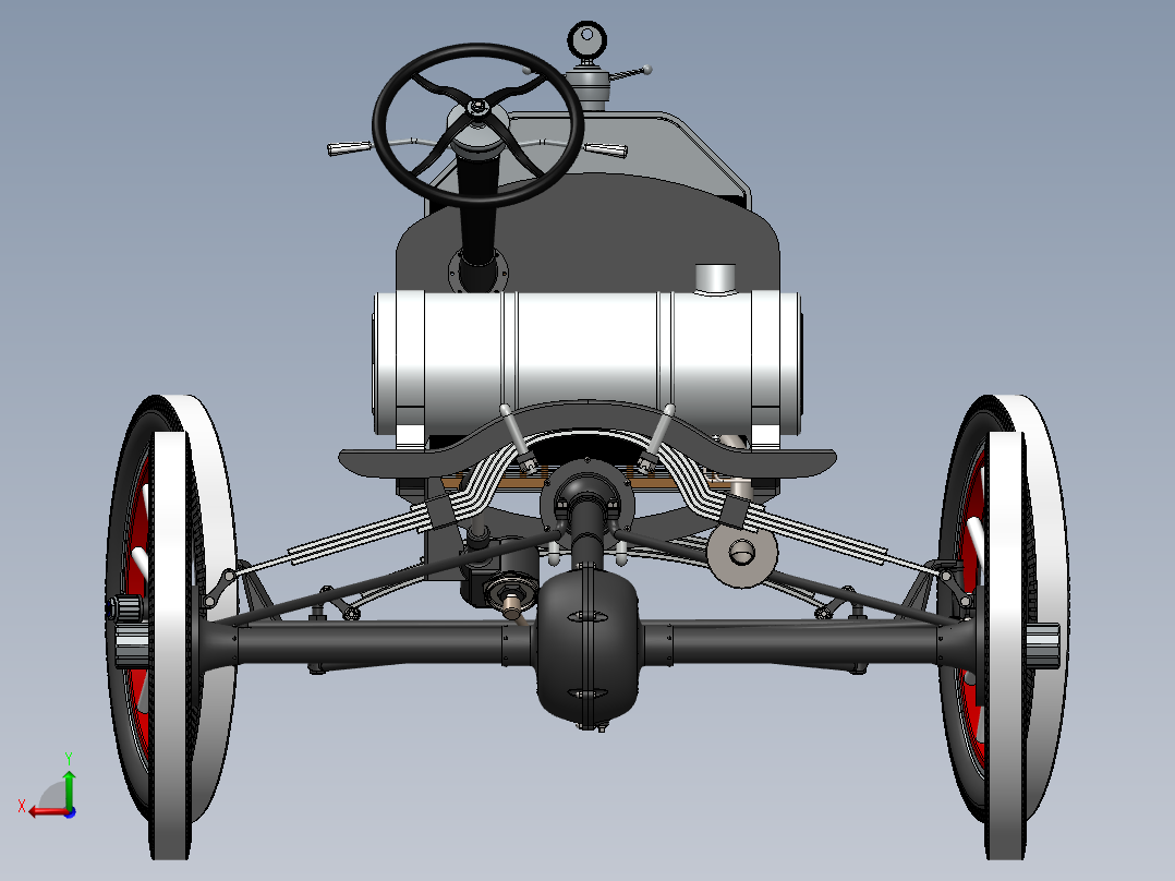 7号图--福特 T 型底盘 SW STP后视图