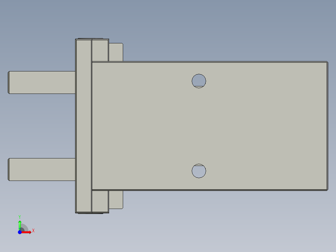 普通气爪PH01-10A前视图