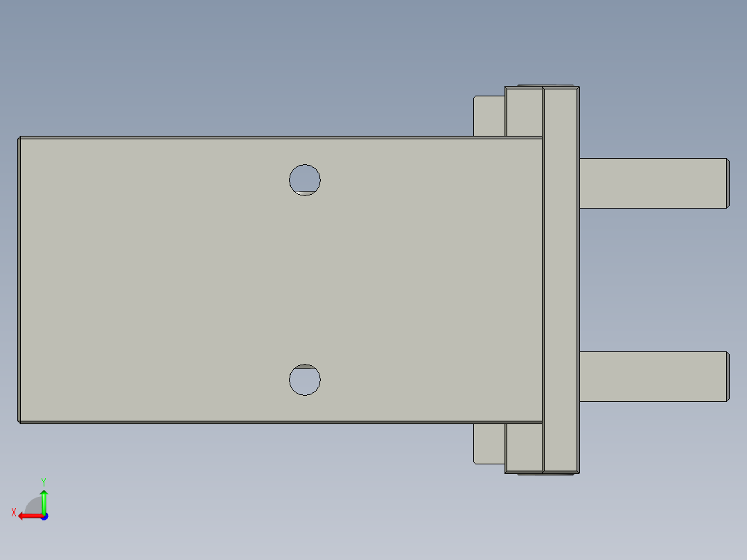 普通气爪PH01-10A后视图