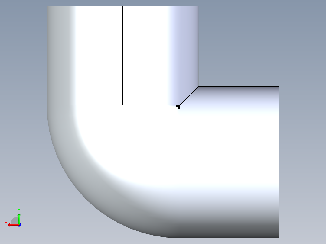 聚氯乙烯配件05-Sch80_90Elbow_SxS_806-015 _1.5in后视图