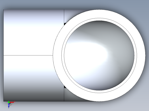 聚氯乙烯配件05-Sch80_90Elbow_SxS_806-015 _1.5in俯视缩略图