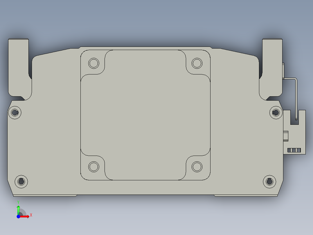 东锦丝杆传动-直线滑台模组DH170-C-L10-S150-BC-P750W-C3前视图
