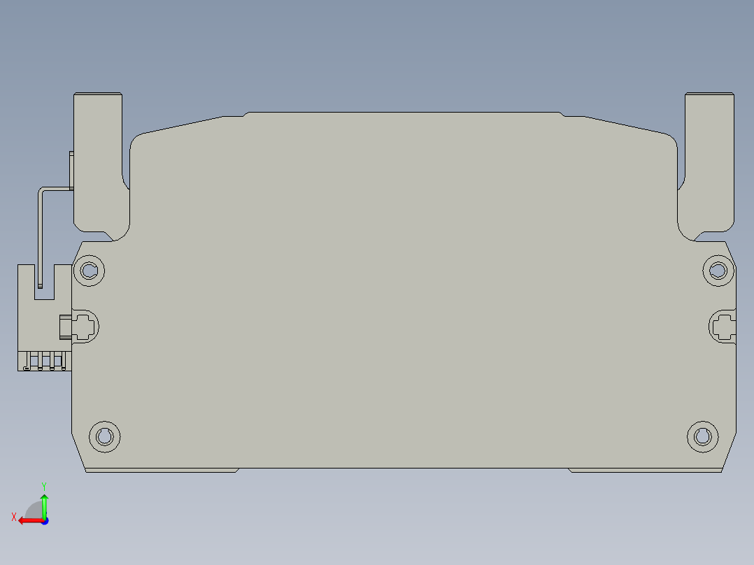 东锦丝杆传动-直线滑台模组DH170-C-L10-S150-BC-P750W-C3后视图