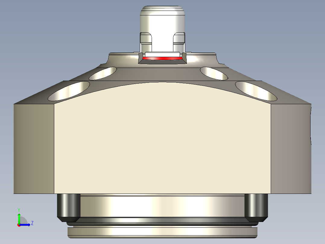 KOSMEKSFA2000-M1A-100多系列多零件图纸模型多系列多零件图纸模型左视图