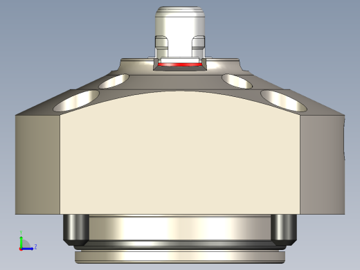 KOSMEKSFA2000-M1A-100多系列多零件图纸模型多系列多零件图纸模型左视缩略图