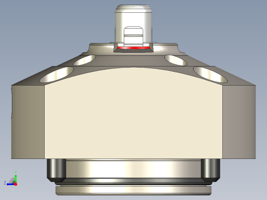 KOSMEKSFA2000-M1A-100多系列多零件图纸模型多系列多零件图纸模型右视缩略图
