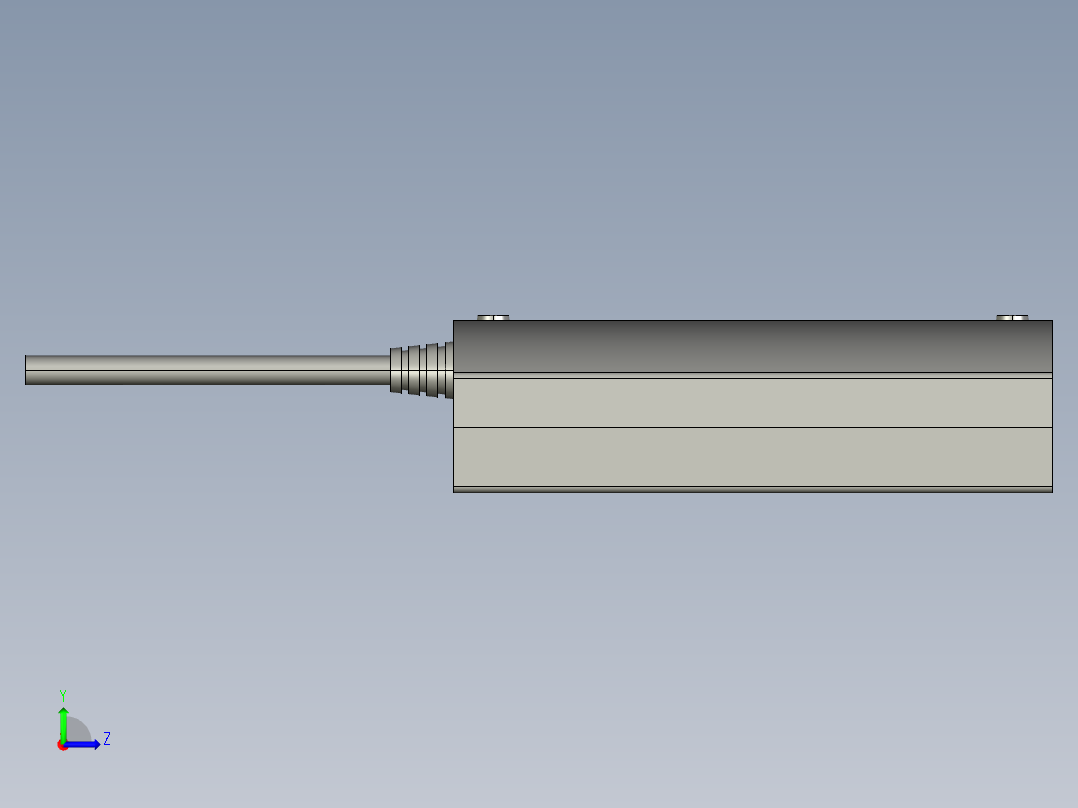 基恩士MD-VP1_kc图纸模型左视图