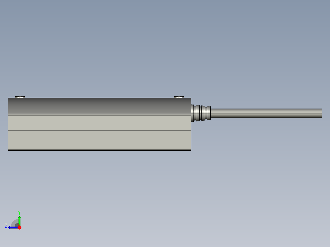 基恩士MD-VP1_kc图纸模型右视图