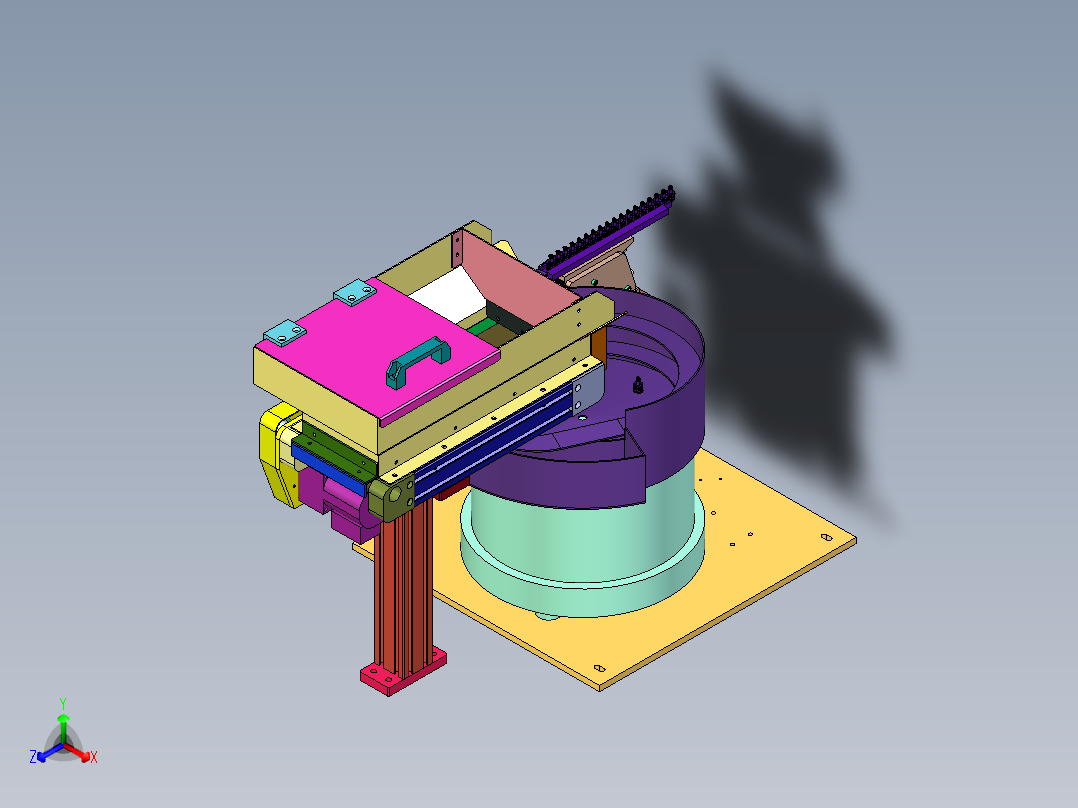 带料仓式振动盘上料机