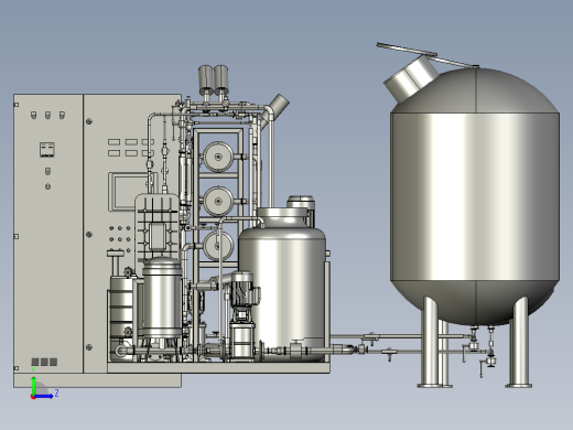 净化水超纯水处理系统左视缩略图