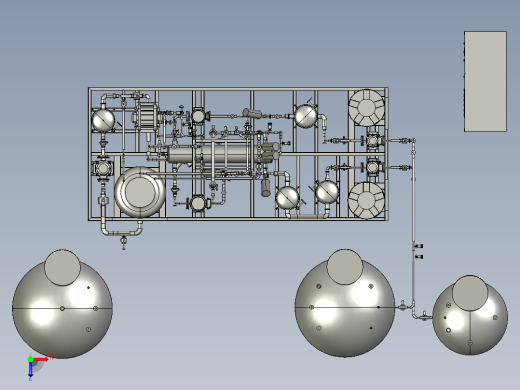 净化水超纯水处理系统俯视缩略图