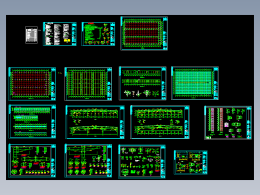 某电力公司钢结构工程CAD图
