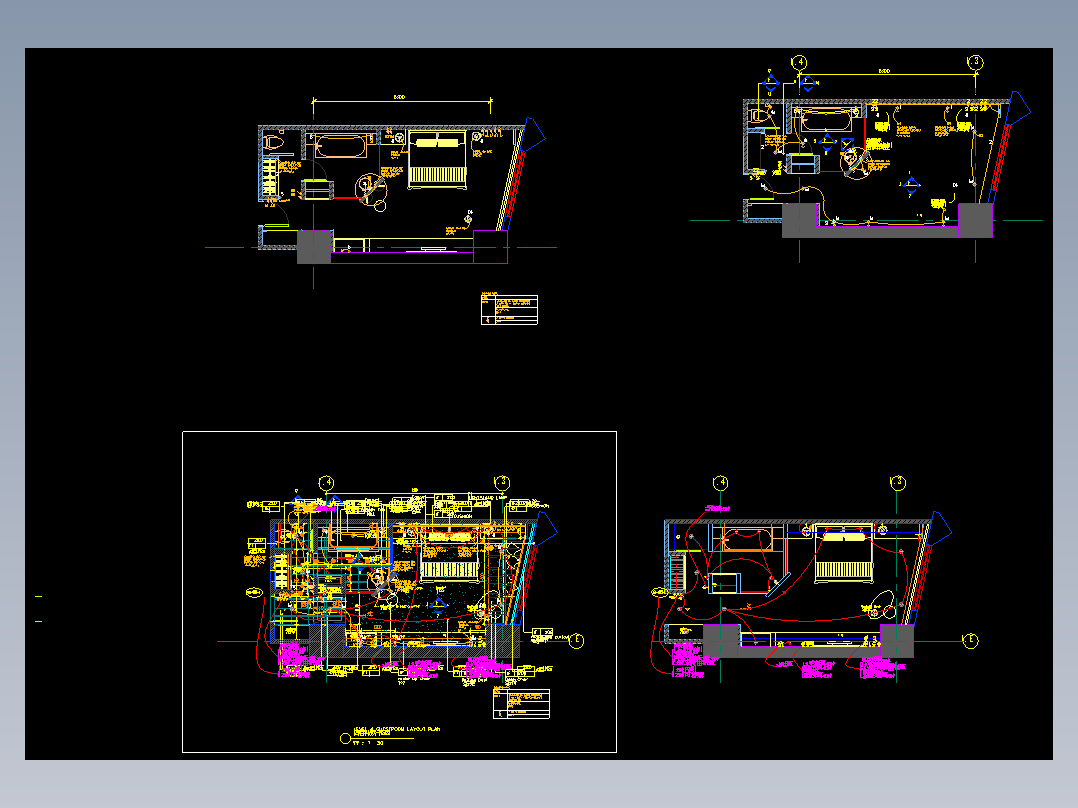10、OPIUM--上海富豪环球酒店L4样板房施工图