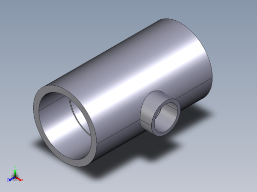 8TRIV 减少分支和溶剂焊接插座的90通径三通
