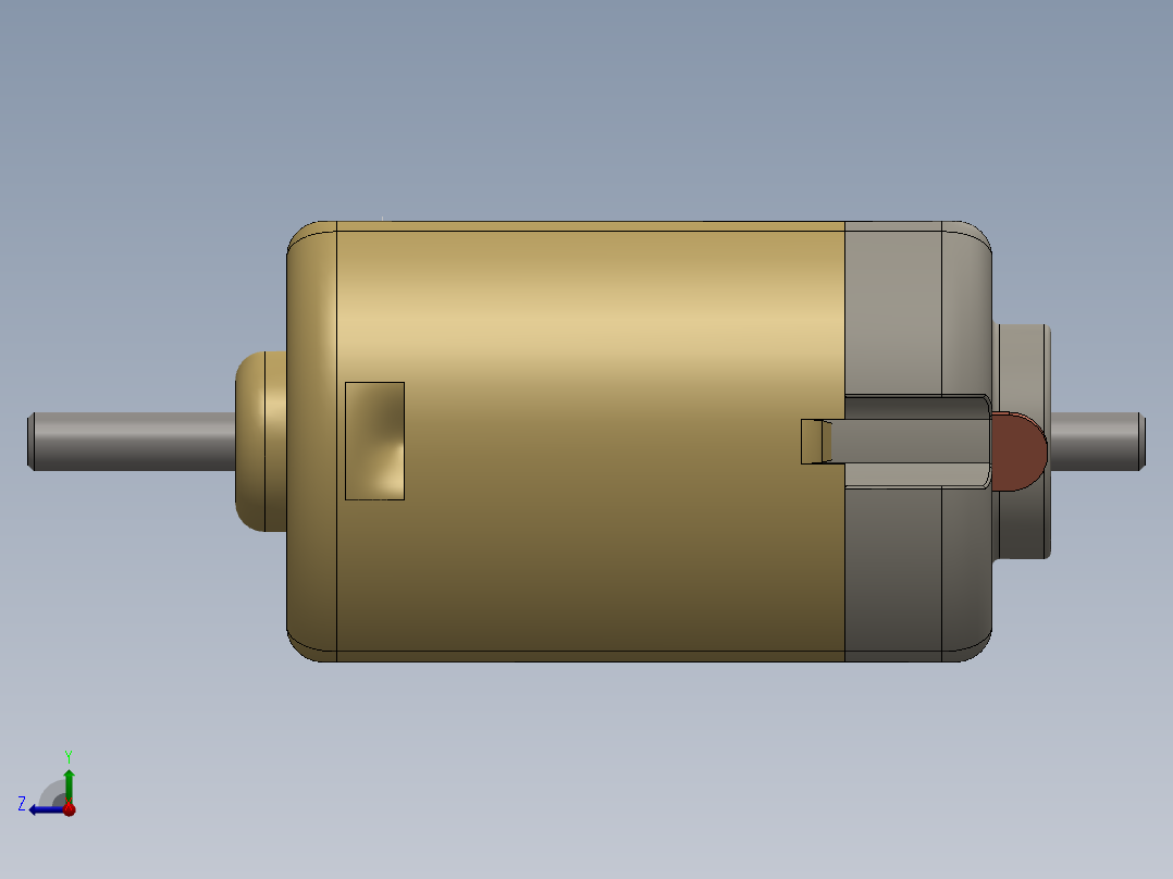 直流电机10右视图