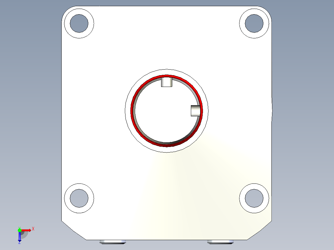 KOSMEKWHE4000-2GL-F多系列多零件图纸模型多系列多零件图纸模型俯视图