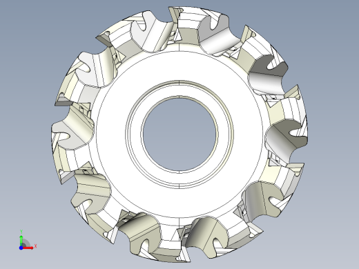 面铣刀前视缩略图