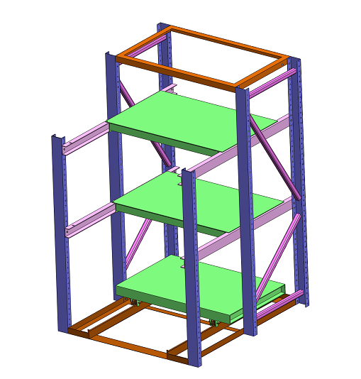 模具存放架（活动抽板）