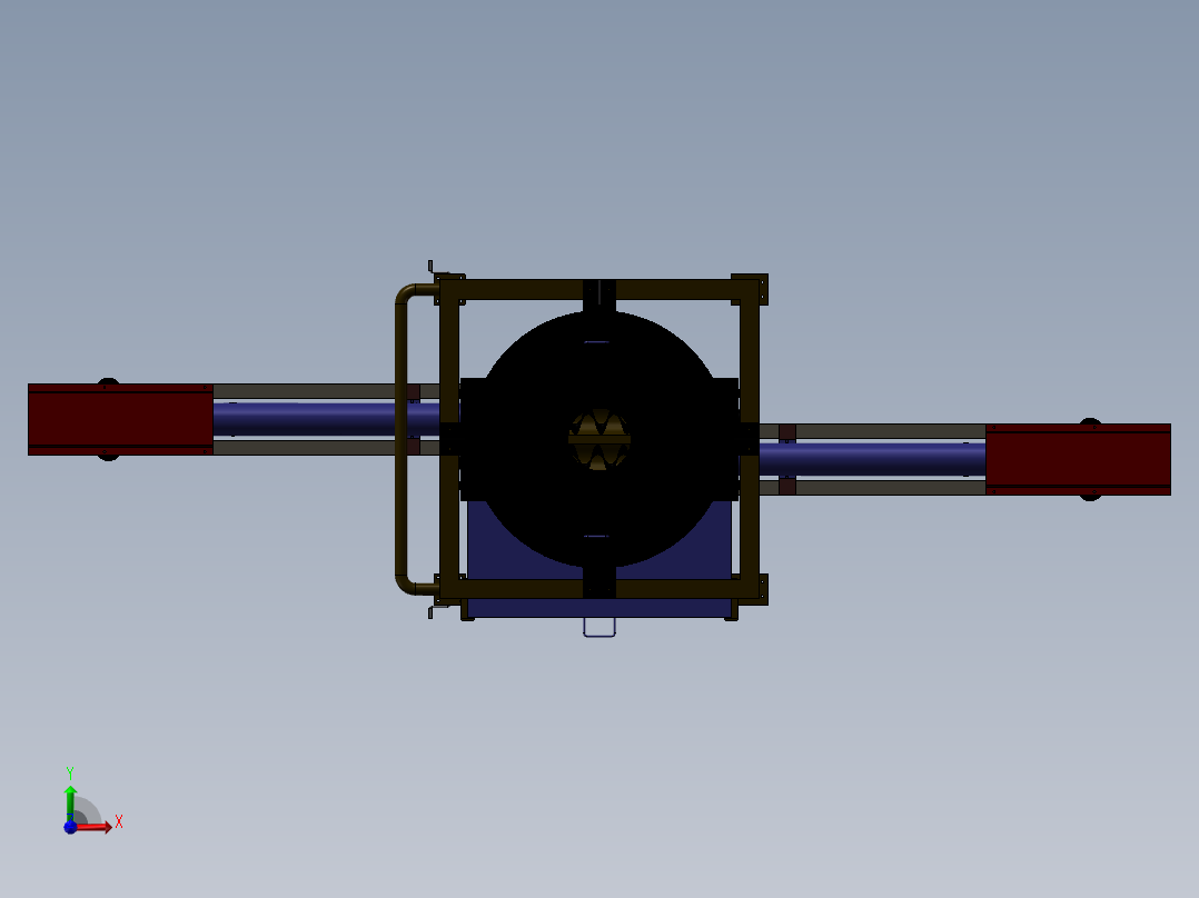 料斗给料机前视图