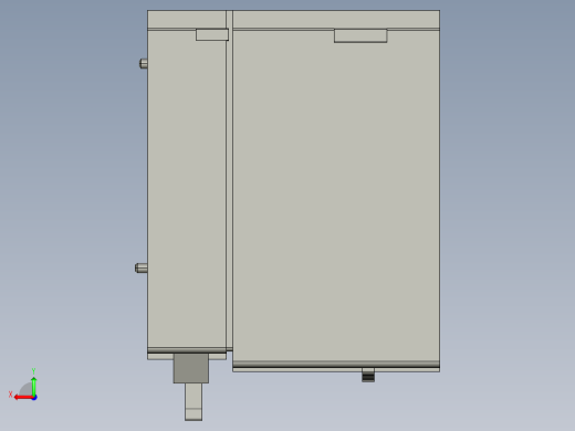 基恩士KV-1000_kc图纸模型后视缩略图