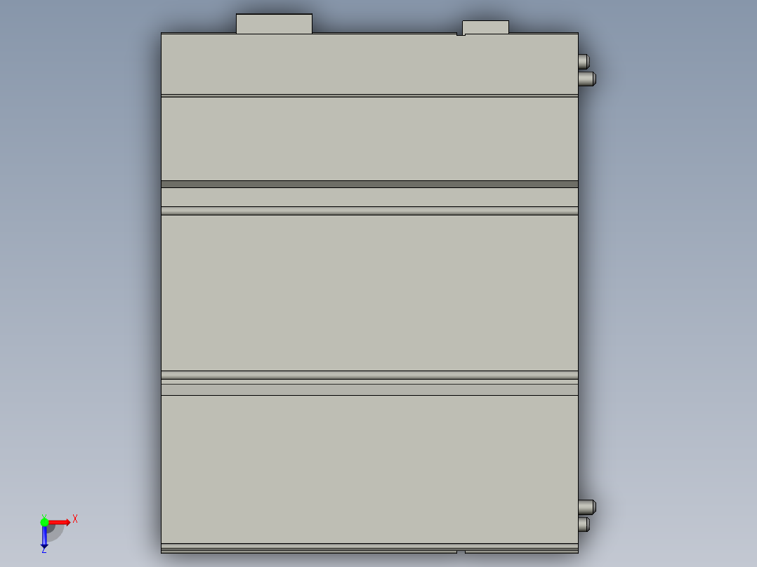 基恩士KV-1000_kc图纸模型俯视图