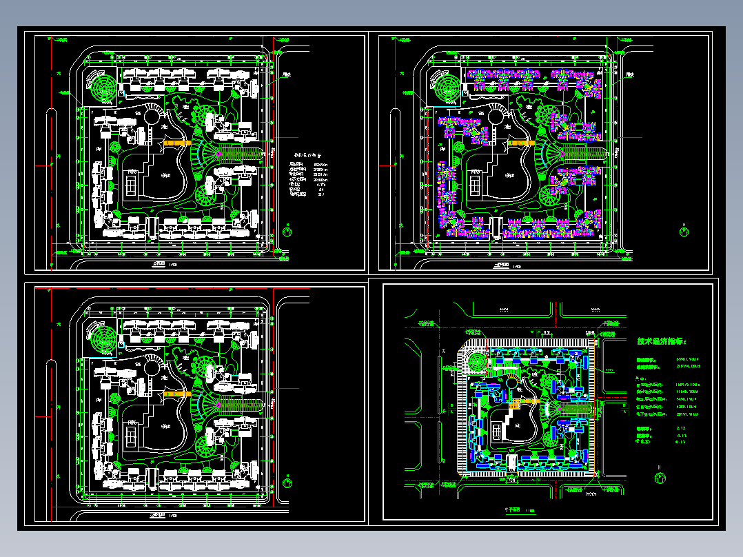 高层住宅小区平面规划图
