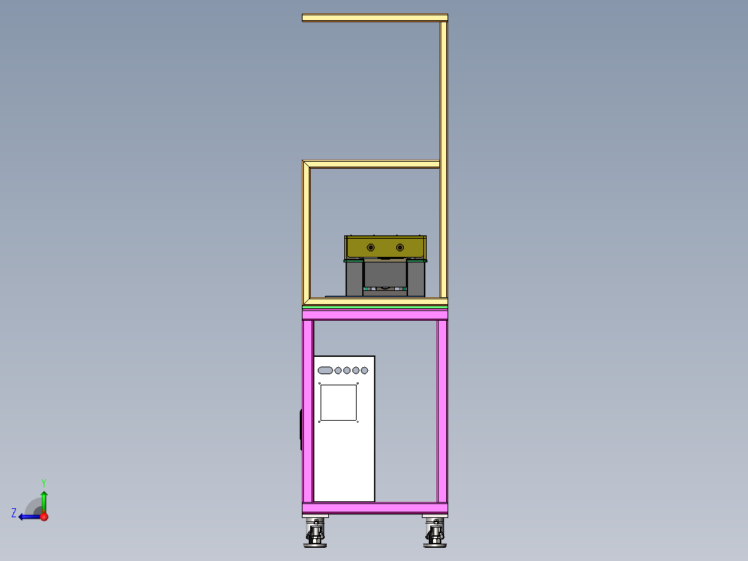 织带高速裁断机sw18可编辑右视图