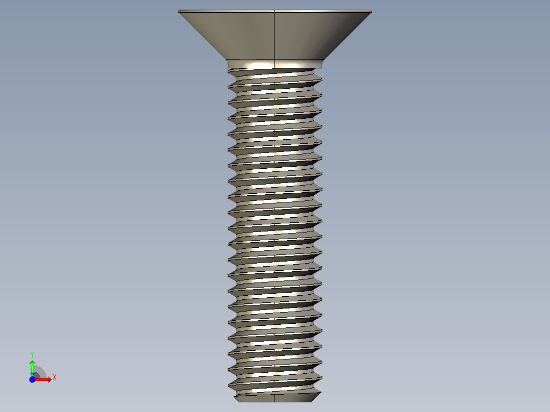 Screw_ISO_10642_M6x25_A2.STEP前视图