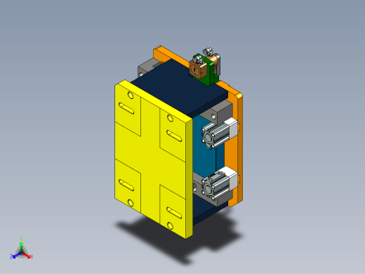 PG1-A-CNC8笔记本CNC工装夹具三维模型铣外形-阳极版-210508